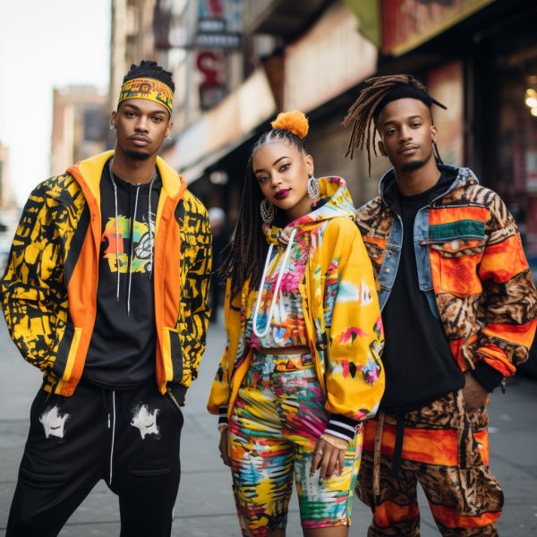 Young Americans expressing their identity and values through diverse and authentic streetwear styles.