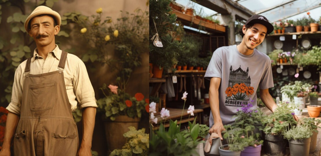 American Gardener Outfits: A Stylish Evolution from Aprons to Tees